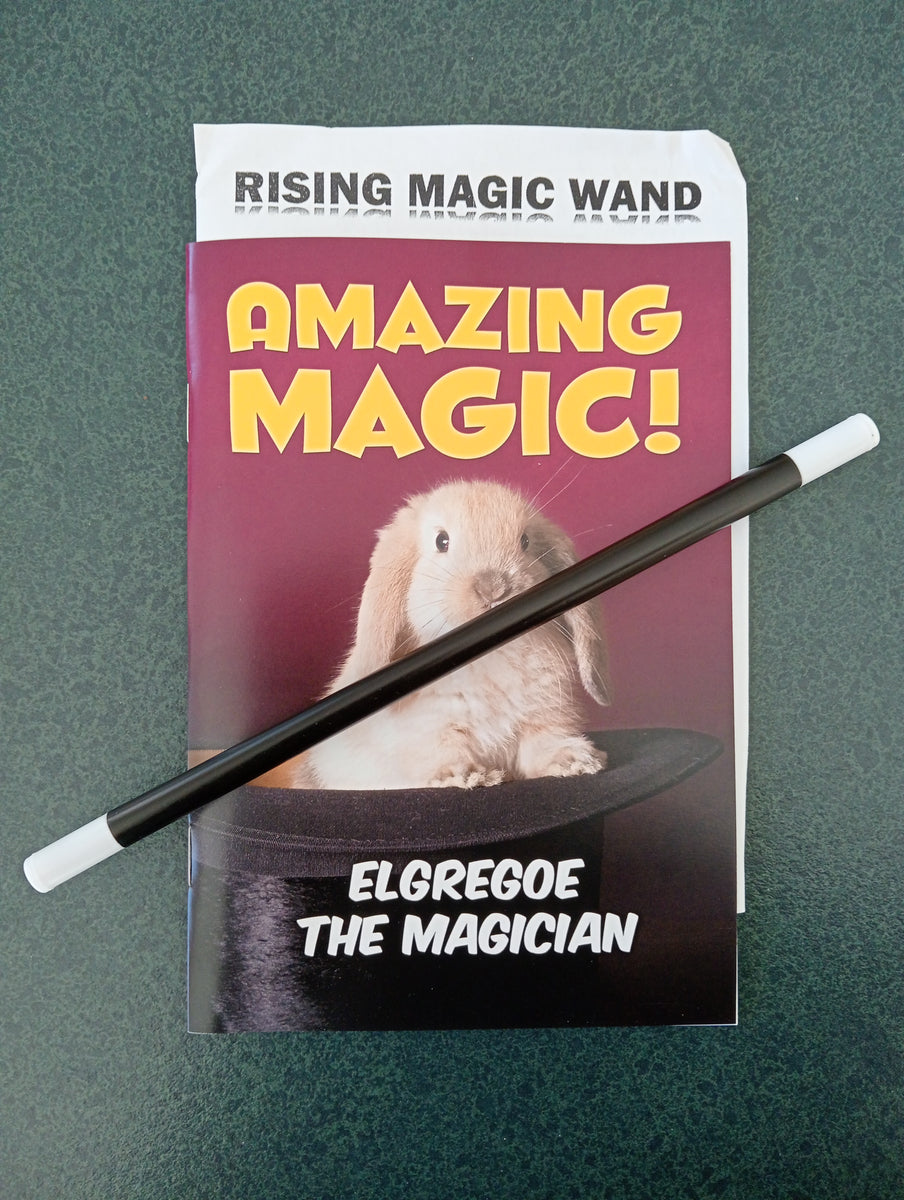 Amazing Learn Magic Book with Rising Wand – New Zealand Puppets & Magic ...