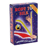 Rope to silk hanky magic trick
