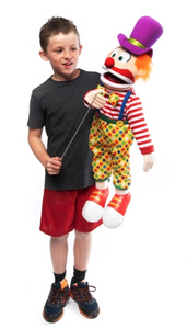 Charlie the Clown Large 75cm Hand Puppet (code 31)
