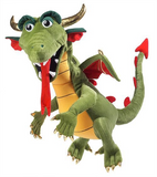 Dunstan the Dragon Small Size Hand Puppet (code 48)