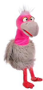 Flame the Flamingo Hand Puppet 54cm (code 109)