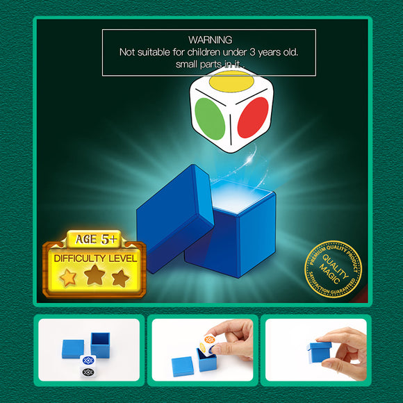 Colour Prediction Cube Pocket Magic Trick