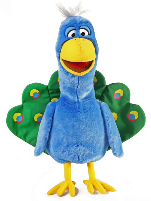 Penelope the Peacock 61 cm Hand Puppet  (code 64 )