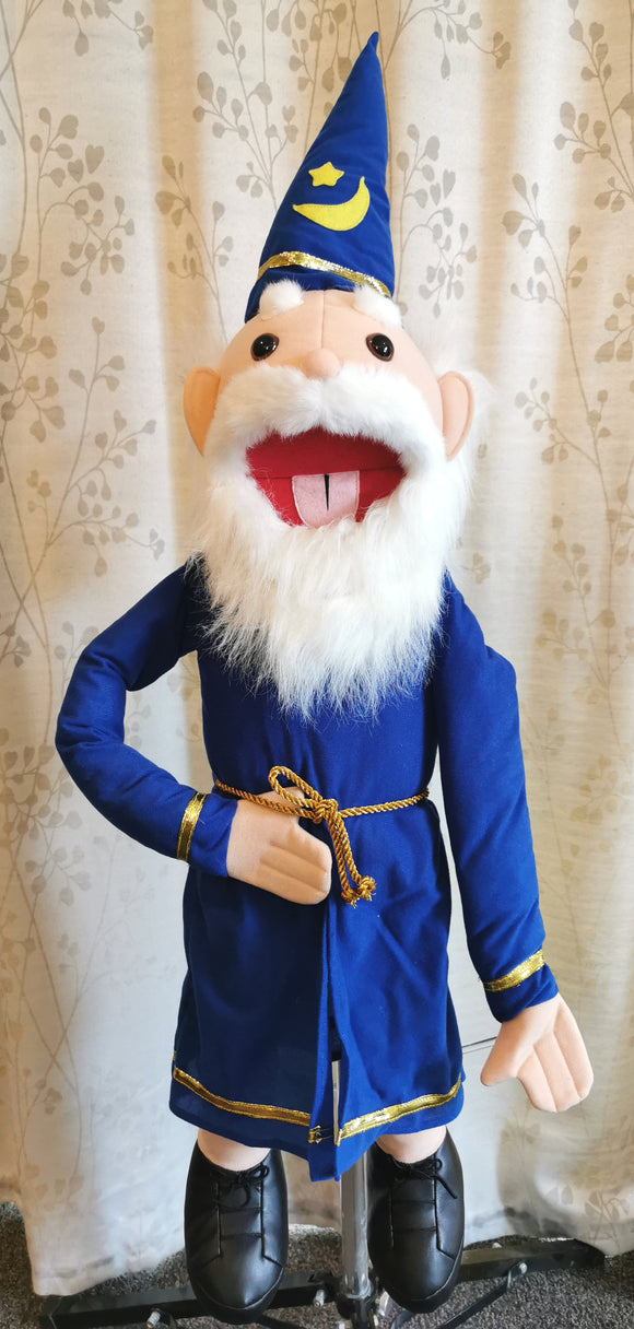 Dazzler the Wizard, Large 90 cm Hand Puppet (code 52)